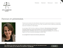 Tablet Screenshot of joelle-verbrugge-avocat.com